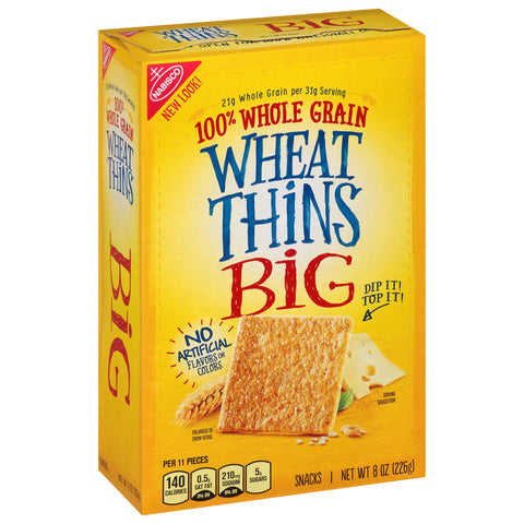 Wheat Thins Crackers Big 8 OZ