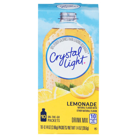 Crystal Light Drink Mix On The Go Lemonade Sticks 1.4 OZ