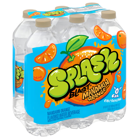Splash Blast Mandarin Orange Water Beverage 6