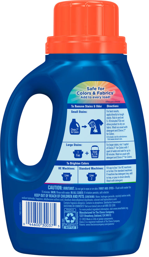 Clorox 2 Bleach Stain Remover & Color Booster 33 FZ