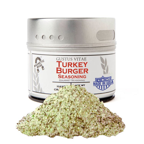 Gustus Vitae Turkey Burger Seasoning - 2 OZ 8 Pack