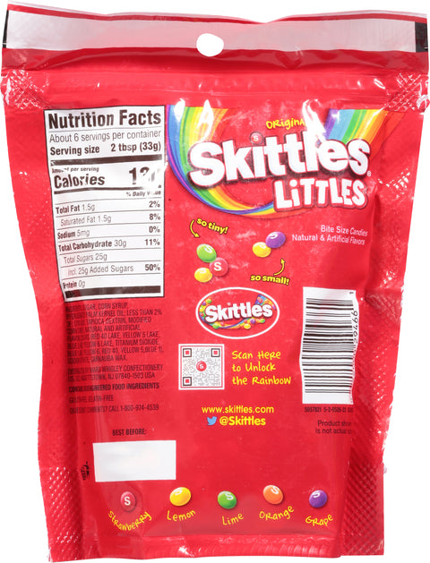 Skittles GrabnGo Size Bite Size Original Candies 7.2 oz