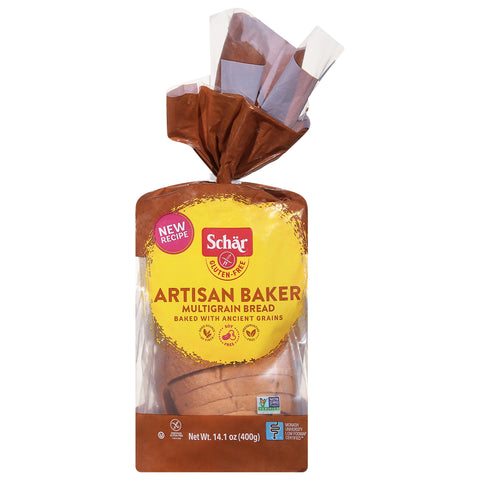 Schar Gluten-Free Artisan Baker Multigrain Bread 14.1 oz - 8 Pack