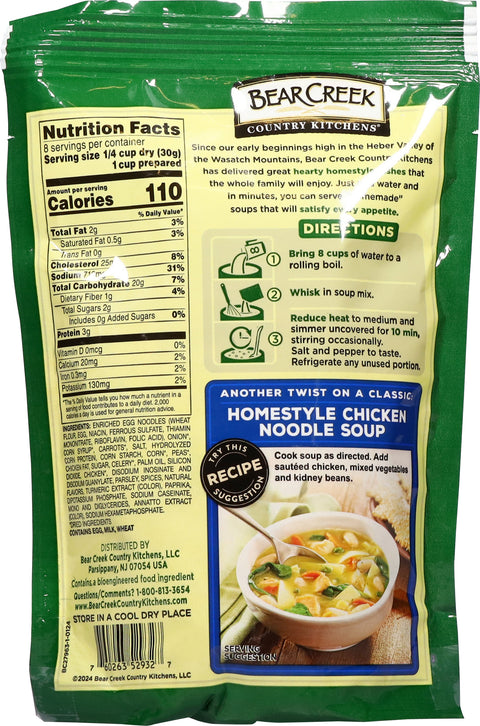 Bear Creek Chicken Noodle Soup Mix 8.4 OZ