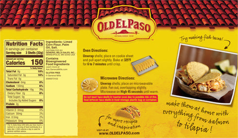 Old El Paso Shells Taco 6.89 OZ