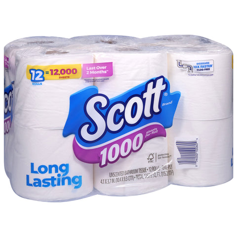 Scott's Bath Tissue 12000 CT