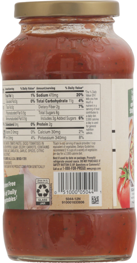 Prego Pasta Sauce Extra Chunky Garden Combo 23.75 OZ