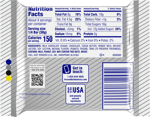 Nestle Chunky Giant Bar 4.25 OZ