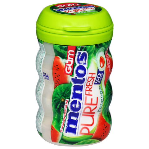 Mentos Pure Fresh Watermelon Gum 50 CT