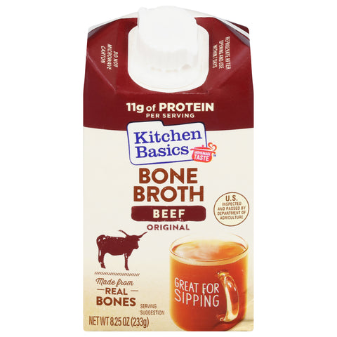 Kitchen Basics Original Beef Bone Broth 8.25 oz - 12 Pack