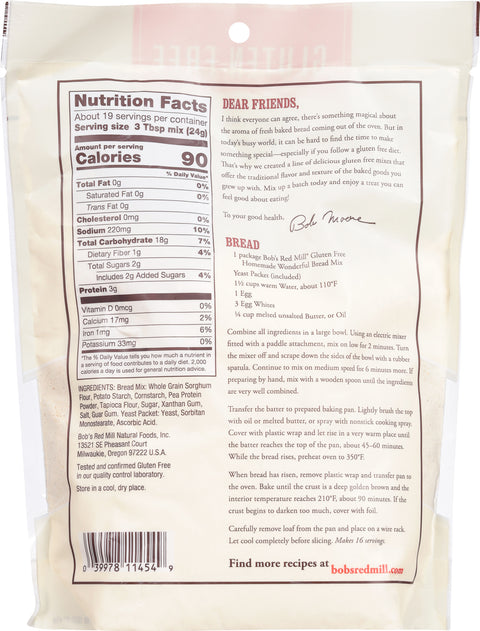 Bob's Red Mill Bread Mix 16 OZ