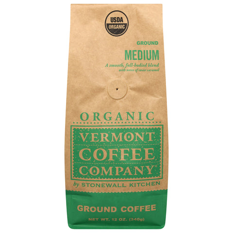 Vermont Coffee Company Organic Medium Ground Coffee 12 oz - 6 Pack
