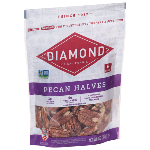 Diamond Pecan Halves 6 OZ