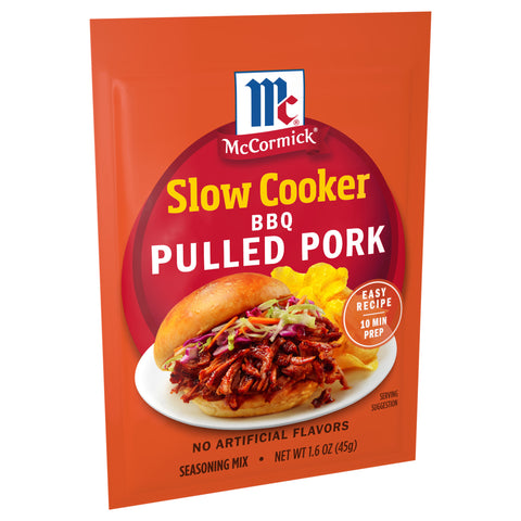 McCormick Slow Cooker Seasoning Pulled Pork - 1.6 OZ 12 Pack