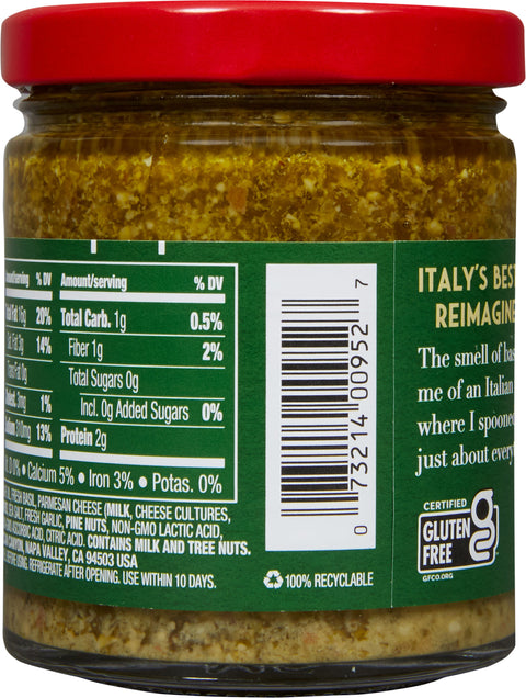 Mezzetta Homemade Style Basil Pesto Sauce 6.25 OZ