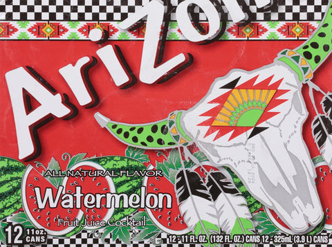 AriZona All Natural Watermelon Fruit Juice Cocktail 12