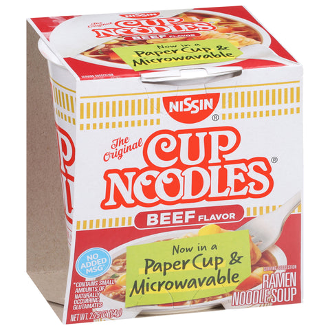 Cup Noodles Soup Beef 2.25 OZ