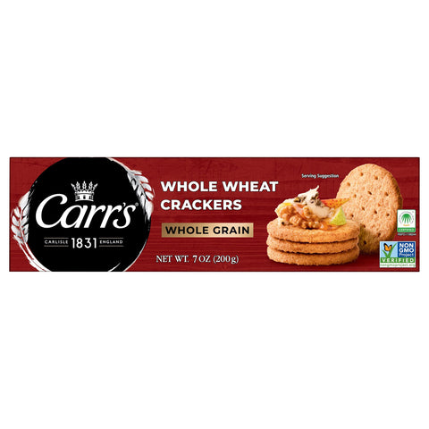 Carr's Crackers Table Water Whole Wheat 7 OZ