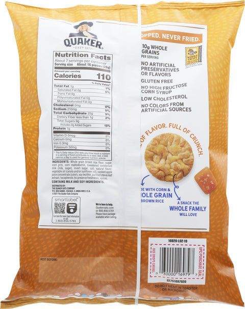 Quaker Popped Caramel 7.04 OZ