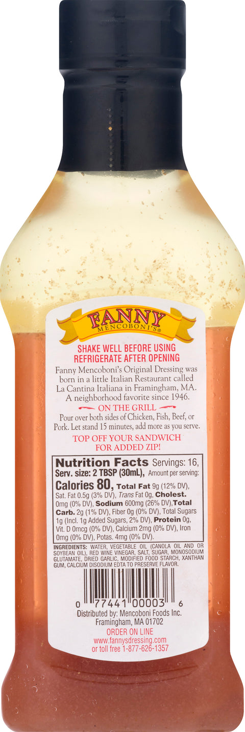 fanny dressing back