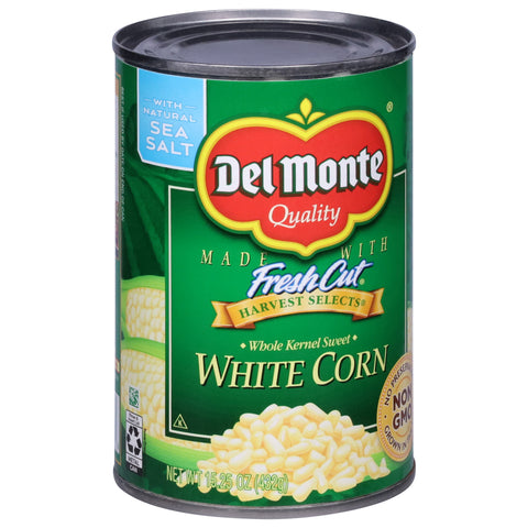 Del Monte Vegetables Fresh Cut Whole Kernel White Corn 15.25 OZ