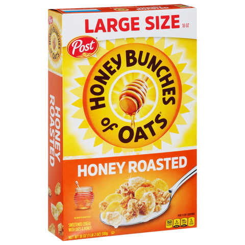Post Honey Bunches Of Oats Roasted Cereal 18 OZ