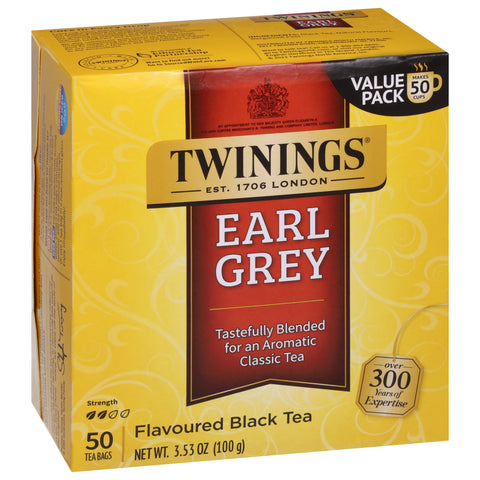 Twinings Earl Grey Black Tea 50 CT