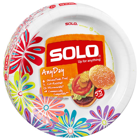 Solo Plates Heavy Duty 55 CT