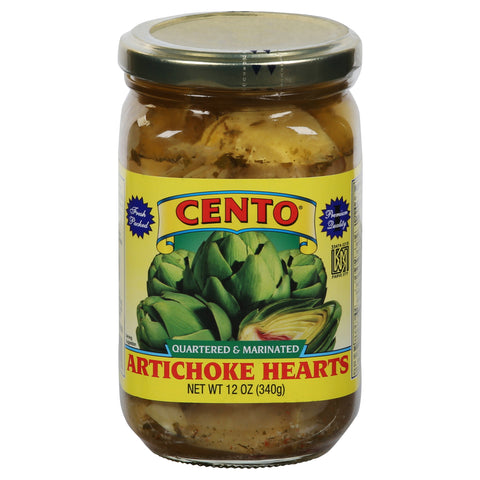Cento Artichoke Hearts Quartered & Marinated 12 OZ
