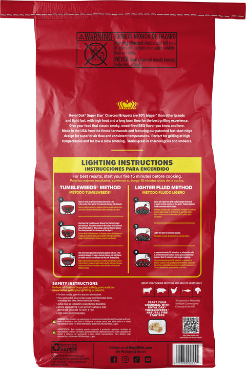 Royal Oak Super Size Charcoal 14 LB