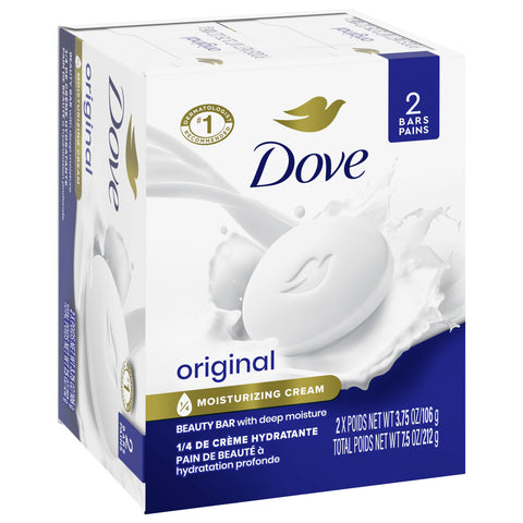 Dove White Bar Soap 7.5 OZ