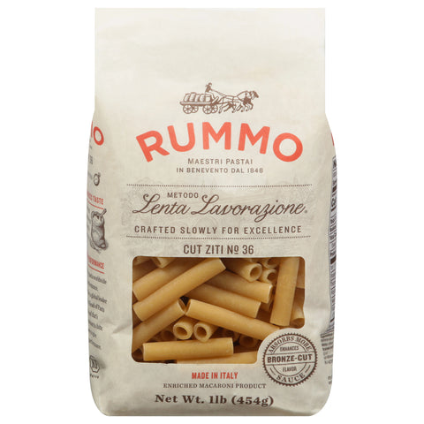 Rummo No. 36 Cut Ziti 1 lb - 12 Pack