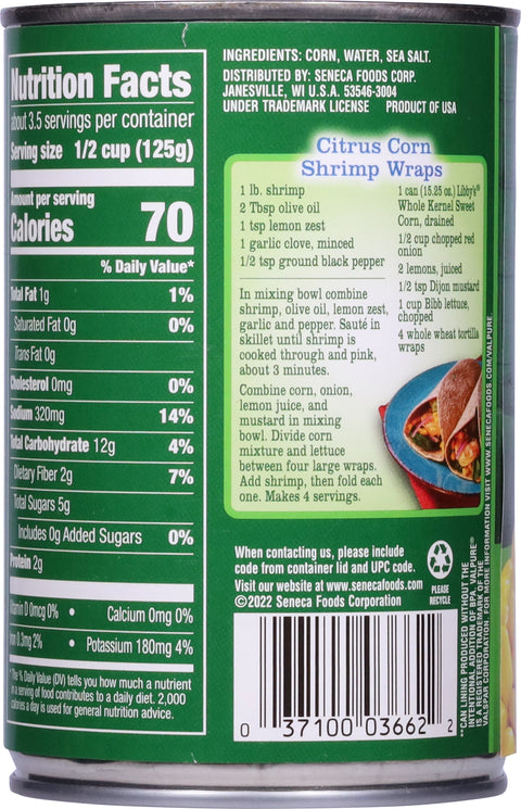 Libby's Whole Kernel Sweet Corn 15.25 OZ