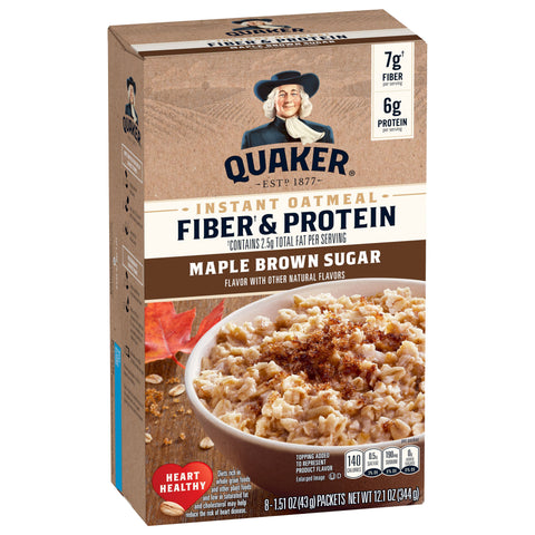 Quaker Oatmeal Weight Control Maple Brown Sugar 12.1 OZ