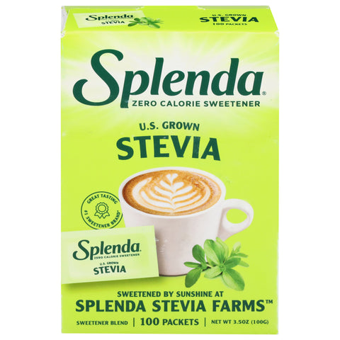Splenda Zero Calorie Stevia Sweetener 100 ea - 12 Pack
