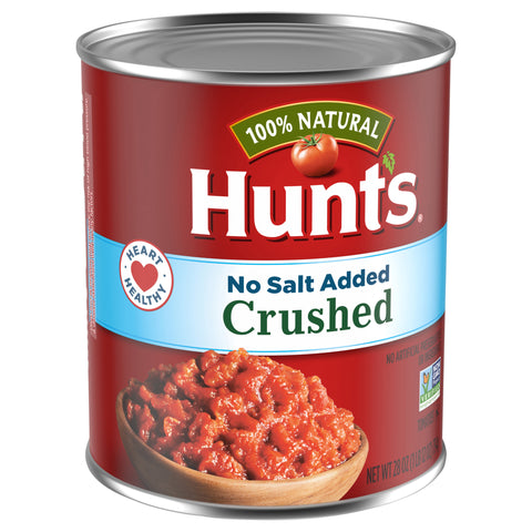 Hunt's No Salt Added Crushed Tomatoes 28 OZ