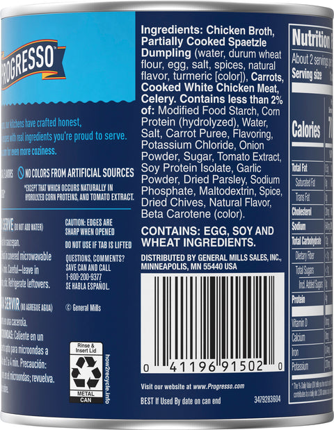 Progresso Tradition Chicken Herb Dumpling 18.5 OZ