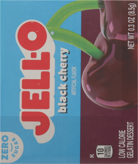 Jell-O Mix Gelatin Sugar Free Black Cherry 0.3 OZ