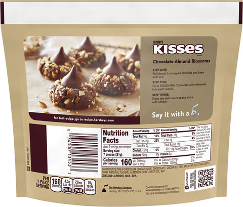 Hershey's Milk Chocolate With Almonds 10 OZ