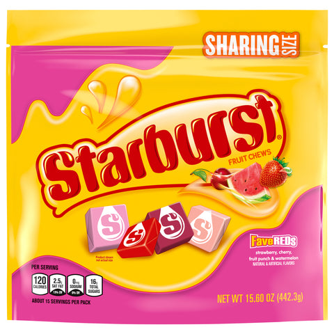 Starburst FaveReds Fruit Chews 15.6 OZ