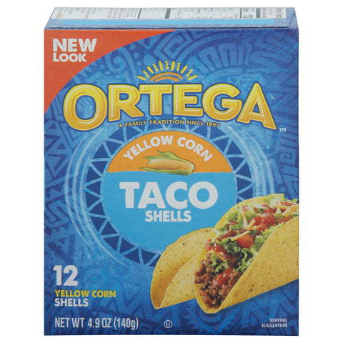 Ortega Yellow Corn Taco Shells  4.9 OZ