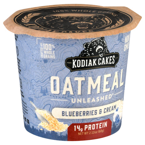 Kodiak Cakes Power Cup Oatmeal Blueberries and Cream 2.12 OZ