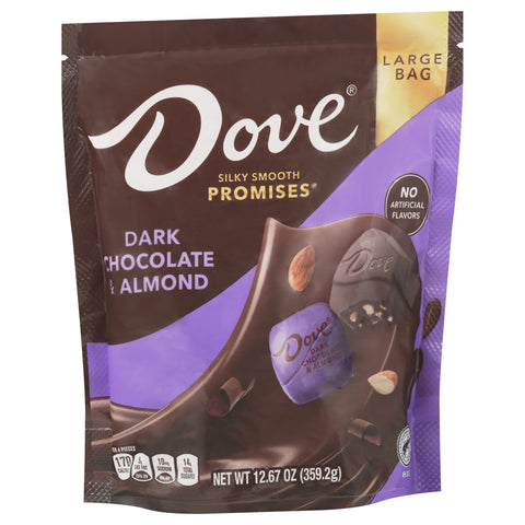 Dove Dark Chocolate & Almond 12.67 oz