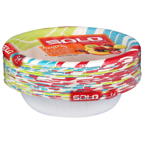 Solo Any Day 12 Oz Paper Bowls 34 ea