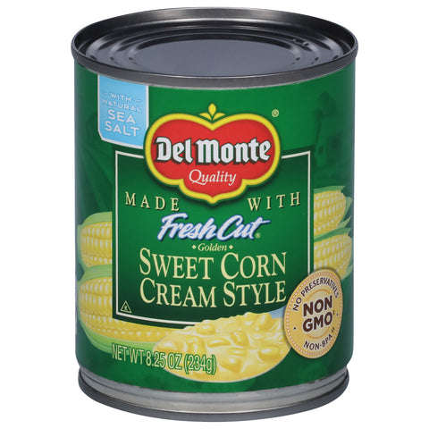 Del Monte Vegetables Fresh Cut Sweet Corn Cream Style 8.25 OZ