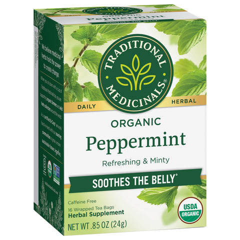 Traditional Medicinals Organic Peppermint Tea 16 CT
