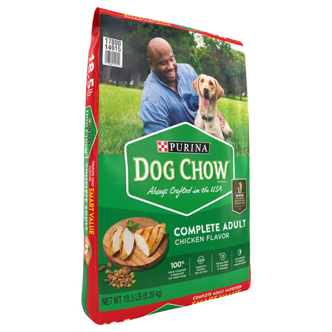 Purina Dog Chow Complete Adult Dry Dog Food With Real Chicken 18.5 LB