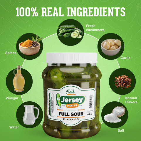 Whole Full Sour Pickles
