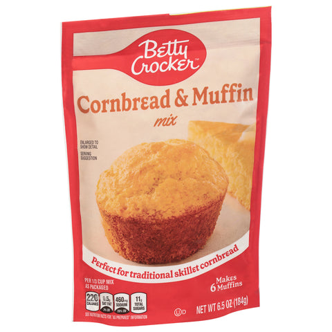 Betty Crocker Muffin Mix Cornbread & Muffin Pouch 6.5 OZ