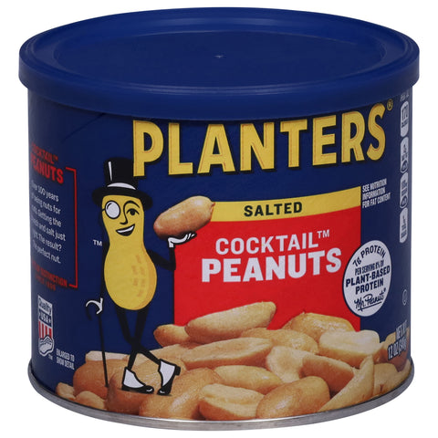 Planters Cocktail Salted Peanuts 12 oz